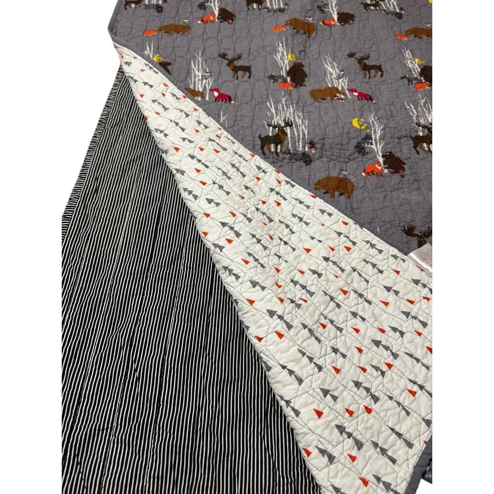 Hanna Andersson Home Reversible Crib Quilt